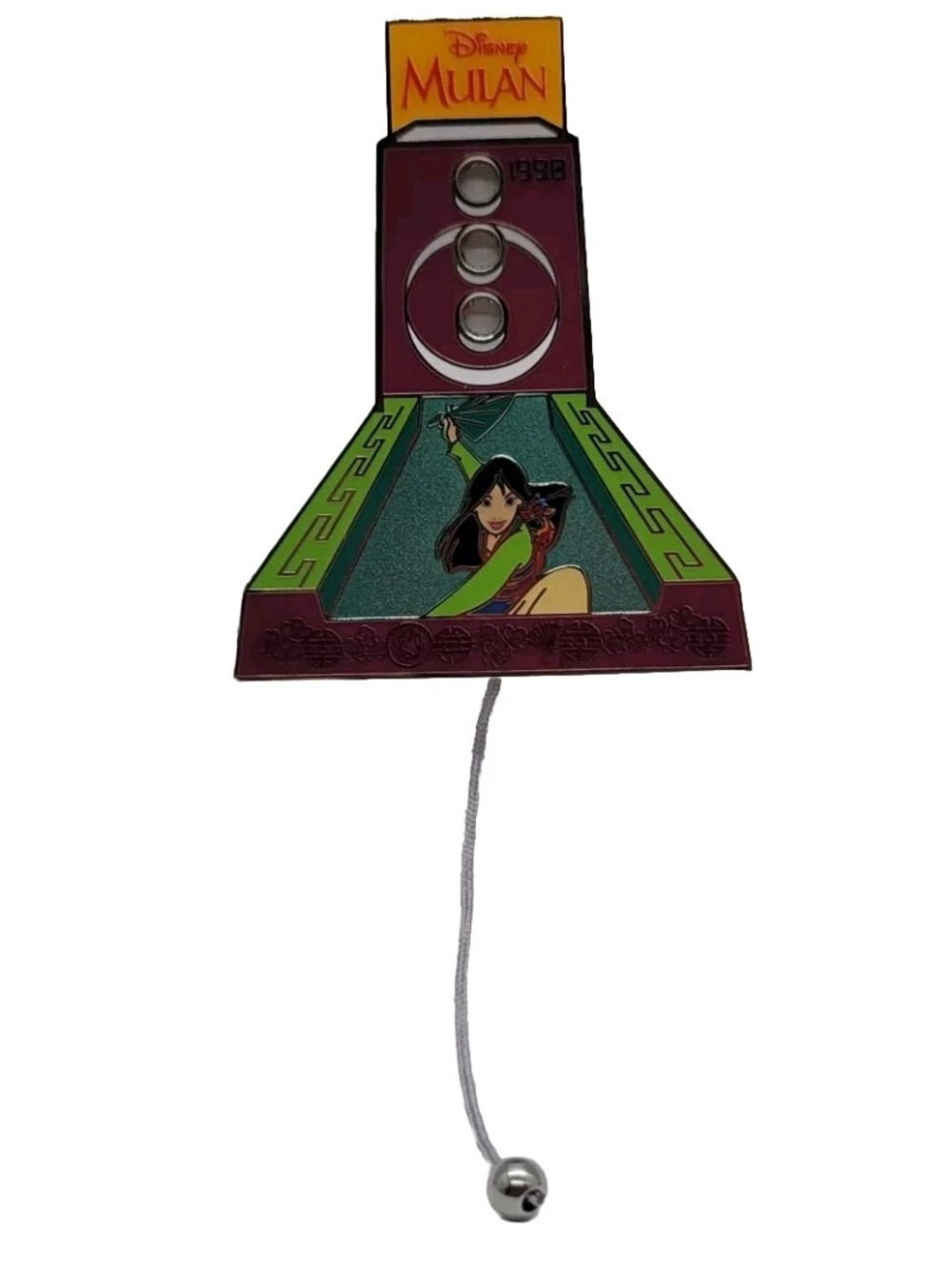 Disney Pin 2024 WDW Arcade Alley Bowler Series LE2000 Mulan #164822 New Ship